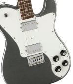 SQUIER by FENDER AFFINITY SERIES TELECASTER DELUXE HH LR CHARCOAL FROST METALLIC — изображение 4