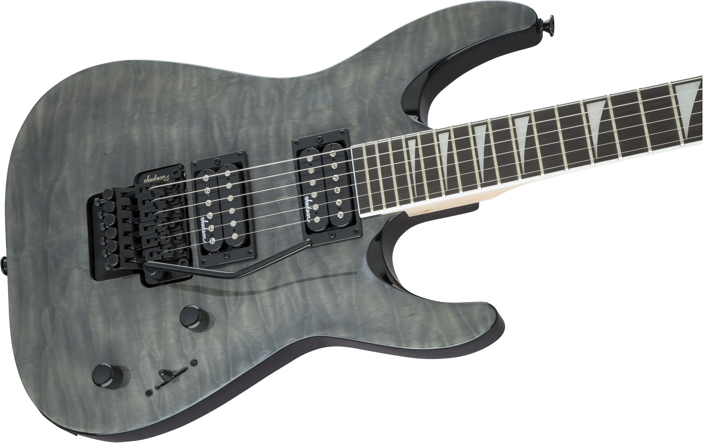 JACKSON JS32Q ARCH TOP AH TRANS BLACK — изображение 6