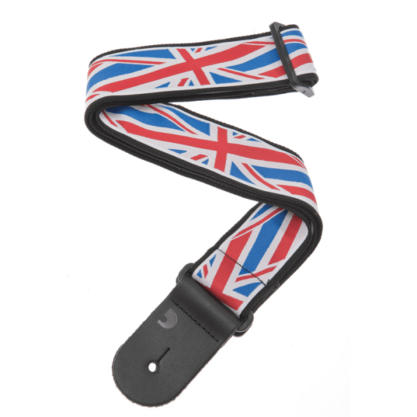 D'ADDARIO 50A11 NYLON WOVEN GUITAR STRAP (UNION JACK)