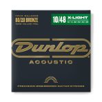 DUNLOP DAB1048 80/20 BRONZE ACOUSTIC GUITAR STRINGS (10-48)
