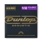 DUNLOP DAB1152 80/20 BRONZE ACOUSTIC GUITAR STRINGS (11-52)