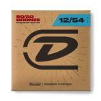 DUNLOP DAB1254 80/20 BRONZE ACOUSTIC GUITAR STRINGS (12-54) - Зображення 4