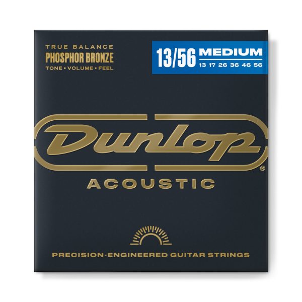 DUNLOP DAP1356 PHOSHOR BRONZE ACOUSTIC GUITAR STRINGS (13-56)