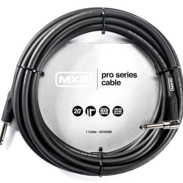 MXR PRO SERIES INSTRUMENT CABLE STRAIGHT/RIGHT (6M)