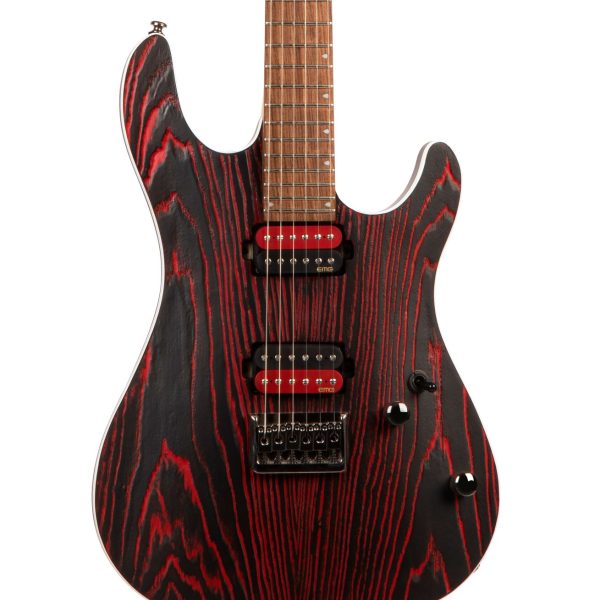 CORT KX300 ETCHED (BLACK RED)