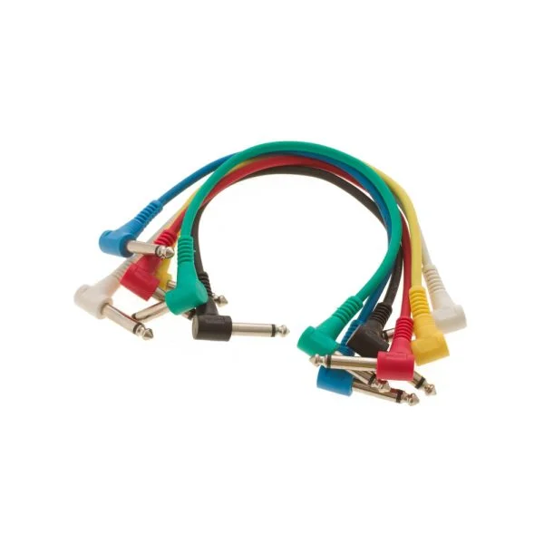 ROCKCABLE PATCH CABLE, MULTI-COLOR, 15 CM (6PCS)