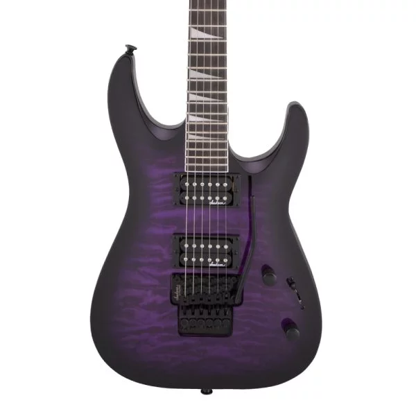 JACKSON JS32Q DKA DINKY ARCH TOP TRANSPARENT PURPLE BURST