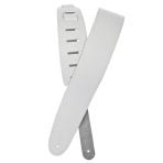 D'ADDARIO 25BL02 BASIC LEATHER GUITAR STRAP (WHITE)