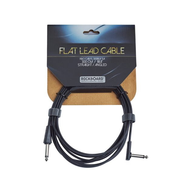 ROCKBOARD FLAT INSTRUMENT CABLE, STRAIGHT/ANGLED (300 CM)