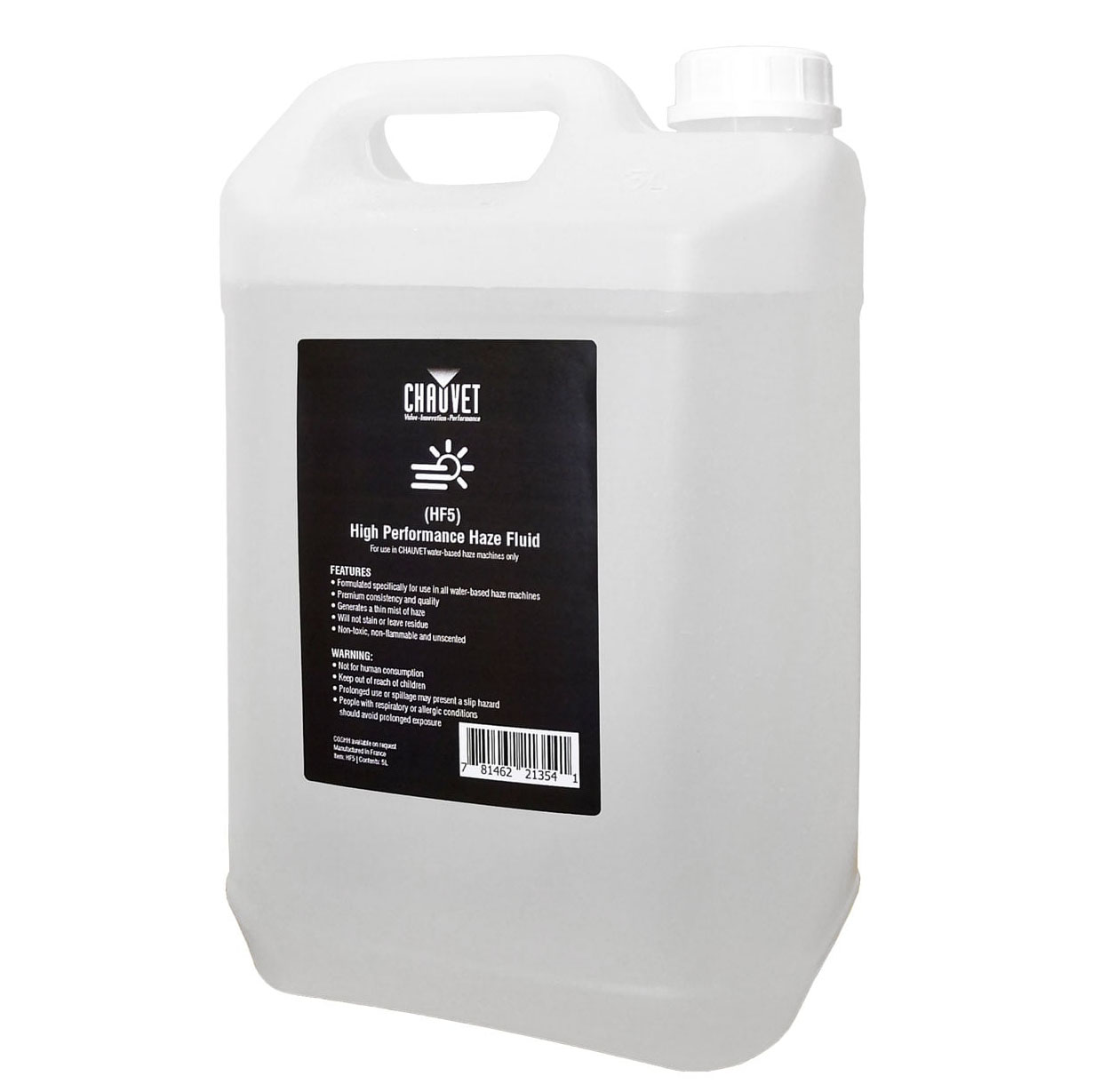 hf5-2019-chauvet CHAUVET HF5 (HJ5) HIGH PERFORMANCE HAZE FLUID - Зображення 1