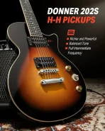 Donner Music DLP-124 Electric Guitar Sunburst — изображение 2