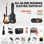 Donner Music DST-100 Sunburst Electric Guitar Kit - Зображення 2