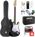 Donner Music DST-100 Electric Guitar Kit Black