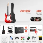 Donner Music DST-100 Electric Guitar Kit Red - Зображення 2