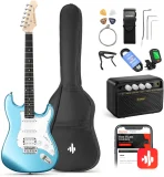 Donner Music DST-100 Electric Guitar Kit Lake Blue
