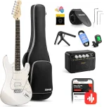 Donner Music DST-152 Electric Guitar Kit Polar White