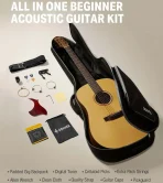 Donner Music Acoustic Guitar 41 Inch Full-size - Зображення 2