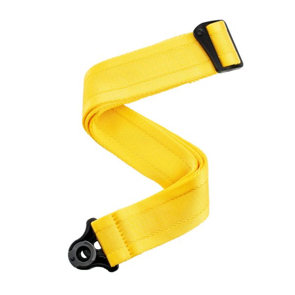 D'ADDARIO 50BAL07 AUTO LOCK GUITAR STRAP (MELLOW YELLOW)