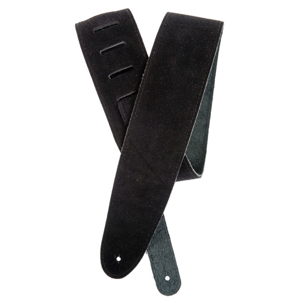D'ADDARIO 25SS00-DX Suede Guitar Strap (Black)