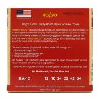 DR Strings HI-BEAM Acoustic 80/20 Bronze - Light (12-54) - Зображення 2