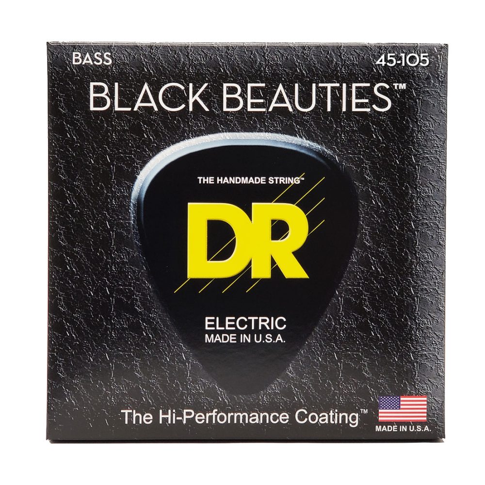 DR Strings BLACK BEAUTIES Bass - Medium (45-105) - Зображення 1