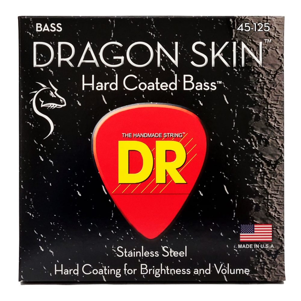 DR Strings DRAGON SKIN Bass 5-String - Medium (45-125) - Зображення 1
