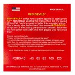 DR Strings RED DEVILS Bass - Medium - 5-String (45-125) - Зображення 2