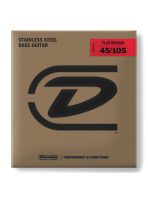 DUNLOP DBFS45105 STAINLESS STEEL FLATWOUND BASS STRINGS 45-105