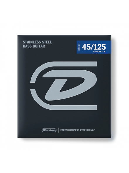 DUNLOP DBS45125T STAINLESS STEEL MEDIUM 5-STRING TAPERED B (45-125)