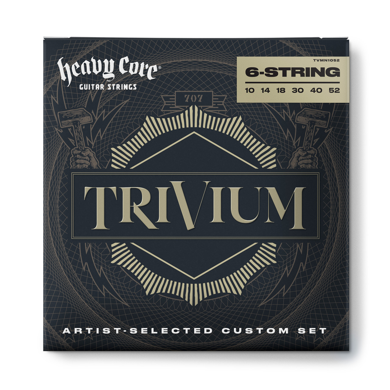 00062_1.jpg DUNLOP TVMN1052 TRIVIUM STRING LAB SERIES GUITAR STRINGS 10-52 - Зображення 1