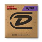 DUNLOP DAB1152 80/20 BRONZE ACOUSTIC GUITAR STRINGS (11-52) - Зображення 4