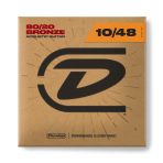 DUNLOP DAB1048 80/20 BRONZE ACOUSTIC GUITAR STRINGS (10-48) - Зображення 4