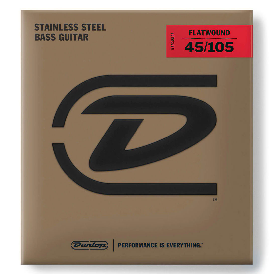 00081_1.jpg DUNLOP DBFS45105 STAINLESS STEEL FLATWOUND BASS STRINGS 45-105 - Зображення 1