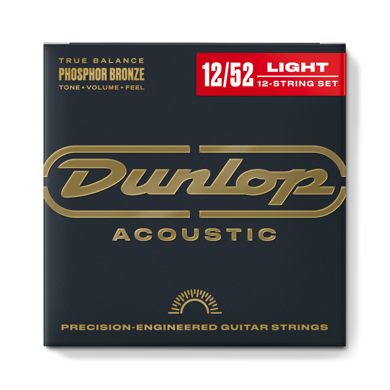 00095_1.jpg DUNLOP DAP1252J PHOSPHOR BRONZE ACOUSTIC GUITAR STRINGS 12-STRING SET (12-52) - Зображення 1