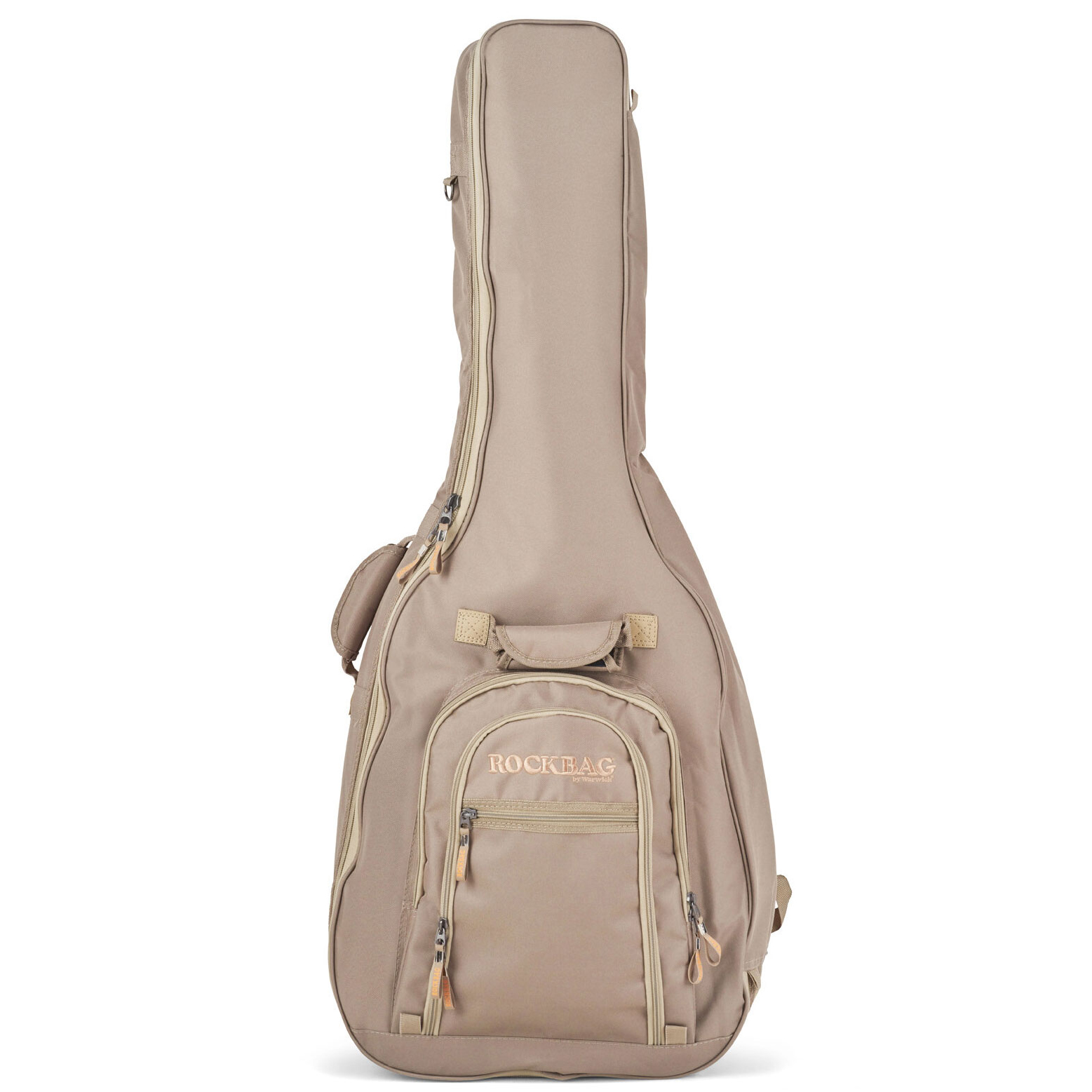 00023_1 ROCKBAG RB20449 K Student Line Cross Walker - Acoustic Guitar Gig Bag - Khaki — изображение 1
