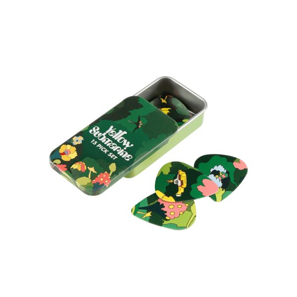D'Addario 1CWH4-11B2 The Beatles Yellow Submarine 55th Anniversary Picks - Pepperland Woods